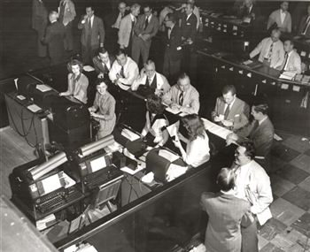 Chicago Tribune Photo Archive – Midwest Stock Exchange Order Desk