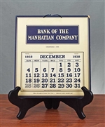 1938 Bank of the Manhattan Company Calendar - Now JPMorgan Chase