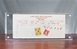 1920s EF Hutton & CO Trade Ticket - NYSE