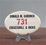 NYSE Floor Trader Badge - Coggeshall & Hicks