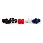 STOCKING STUFFER--Silk Knot Cufflink Set - 5 pairs