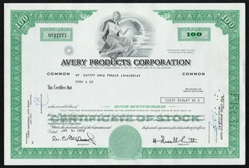 Avery Products Corporation - Green