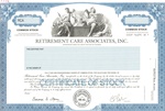 Retirement Care Associates, Inc. Specimen Stock Certificate