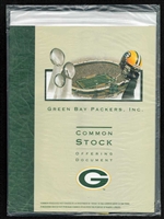 Green Bay Packers, Inc. Common Stock Offering Document - 1997