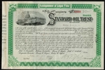 Standard Oil Trust Stock Certificate  - Signed by Henry M. Flagler & Wesley H. Tilford - 1897