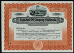1931 Standard Oil Company of Colorado Stock Certificate