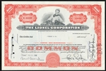 The Lionel Corporation Stock Certificate