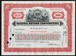 General Motors Corp. Stock Certificate