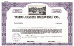 Theo Hamm Brewing Co. Specimen Stock Certificate