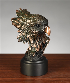 5" Elegant Eagle Head Figurine - Statue