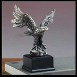 7.5" Eagle Statue - Pewter Finish Figurine