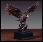 7" Perched American Eagle Statue - Figurine