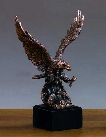 9" Landing American Eagle Statue – Figurine