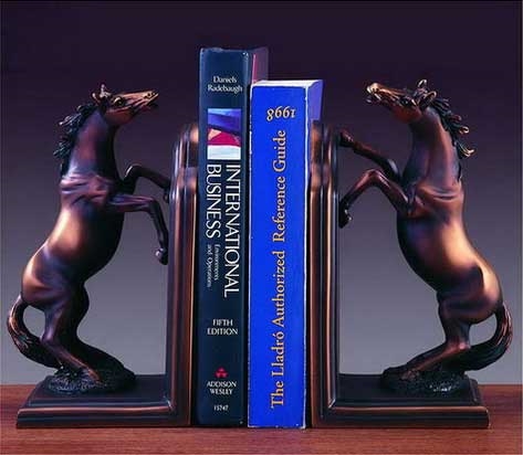 Horse Bookends - Bronze Finish
