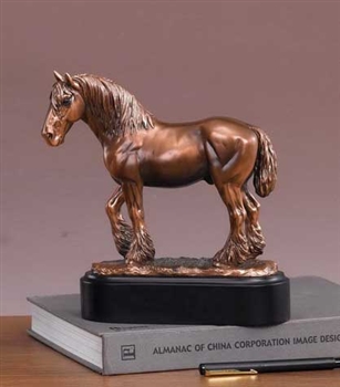 Shire Mare Horse Statue - Bronzed Sculpture