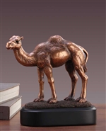 8.5" Camel Statue - Bronzed Sculpture