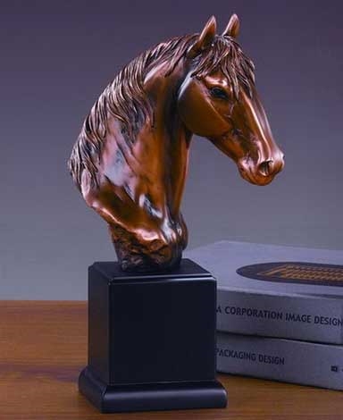 Horse Bust Figurine Statue