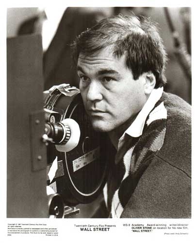 Wall Street The Movie - Oliver Stone w/Camera Photo