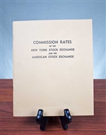 1959 Commission Rates of the NYSE & AMEX Booklet