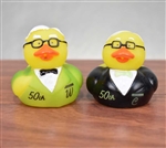 Warren Buffett & Charlie Munger Rubber Ducks - 50th Anniversary