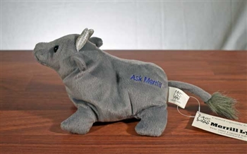 Plush Merrill Lynch "Ask Merrill" Bull