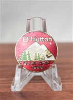 EF Hutton Blue Chip Lapel Pin - Vail, CO 1988