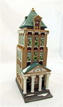 "Brokerage House" Christmas in the City Series Statue