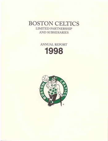 1998 Boston Celtics Annual Report