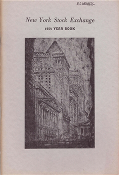 1954 New York Stock Exchange (NYSE) Year Book