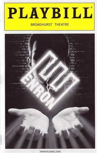 Enron PlayBill Broadhurst Theatre