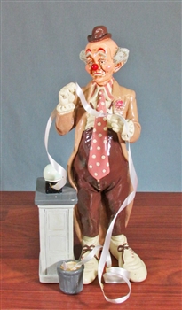 Stock Broker Clown Statue