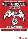 Kepi Ghoulie Electric  European Tour 2009 Poster