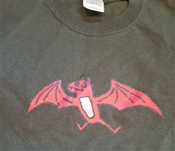 RARE Kepi Ghoulie Red Bat T-shirt  Youth Small