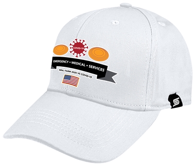 Team Baseball Cap with Covid-19 EMS & Flag Logo