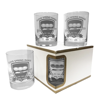 Set of 4 Premium Double Old Fashion Glasses - 14 Oz