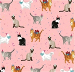 Festive Felines Wholesale Packaging Gift Wrap