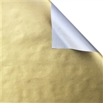 Gold And Silver Premium Kraft Reversible Gift Wrap