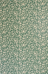 Green Florentine Design Kraft Gift Wrap