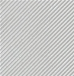 Silver Foil Embossed Diagonal Stripe Giftwrap