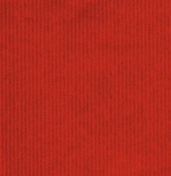 Red Foil Embossed Ribbed Gift Wrap