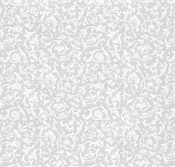 Pearl And White Wedding Filigree Design Gift Wrap