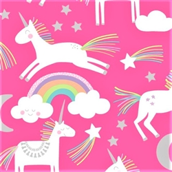 Unicorns On Pink Wholesale Gift Wrap