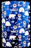 Arctic Life Metallized Bikes Gift Wrap