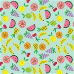 Fruit Medley Embossed Gift Wrap