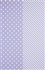 Lavender Dots & Stripe Reversible Wholesale Gift Wrap