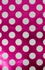 Raspberry White Dots Wholesale Gift Wrap