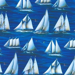 Sailboats Design Wholesale Gift Wrap Special Promo