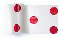 Red Hot Spots Designer Printed Tissue