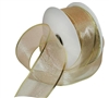 Lustrous Gold Wire-Edge Ribbon