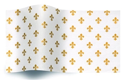 Fleur De Lis Designer Wholesale Printed Tissue